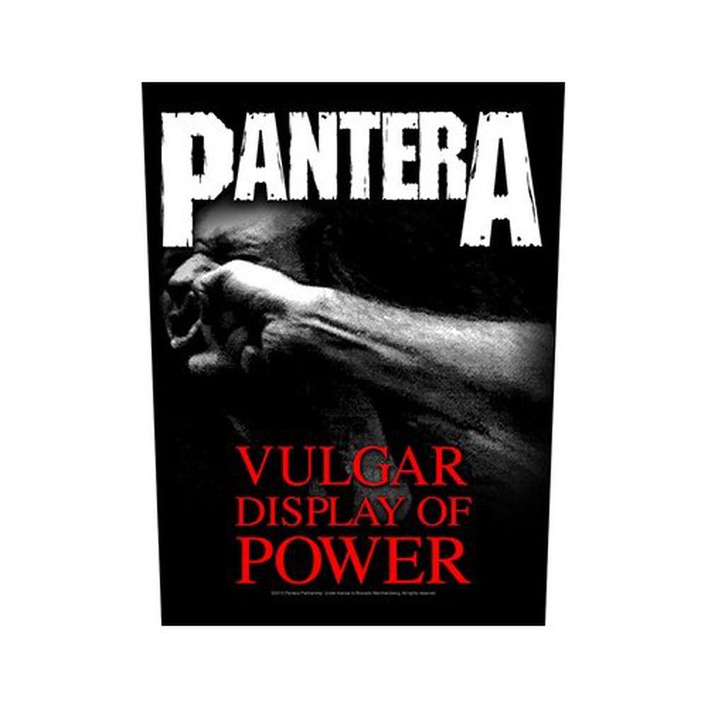 Pantera - Vulgar Display Of Power Rugpatch - Zwart
